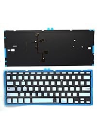 padarsey retroiluminación Teclado Retroiluminado con 80 PCE Tornillos de repuesto para Apple MacBook Air 13 A1369 A1466 MC965LL MC966LL EMC 2559 MD231LL A MD760LL A Series 2011 2012 2013 2014 2015
