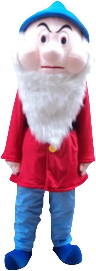 Sinoocean 7 Dwarfs of Snow White Mascot Costume Cosplay Fancy Dress Outfit