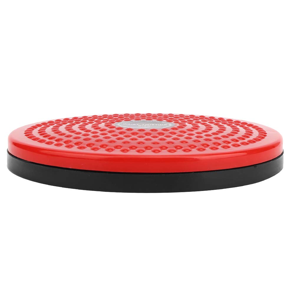 Alomejor Twist Board Waist Twister Indoor Sports Yoga Waist Twisted Disk Balance Board for Fitness Multifunction Slimming Equipment(red)