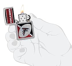 Zippo NFL Atlanta Falcons Street Chrome Pocket