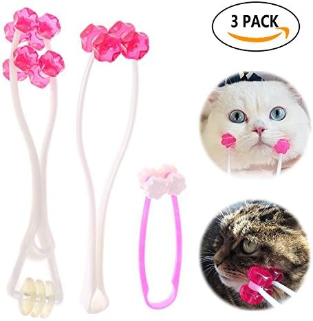Pet Face Massager Cat Massage Roller Feet Legs Relief Tool for Cats Dogs Rabbits (3 Pack)
