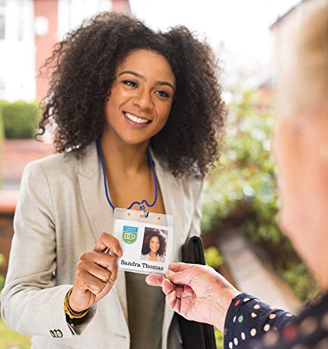 EcoEarth 3"x4" Badge Holder (Premium Tier Sealable 3x4" 200-Pack), ID Holder, ID Card Holder Bulk, Name Badge Holder, Name Tag Holder, Plastic Badge Holder, Clear Card ID Badge Protector Holder