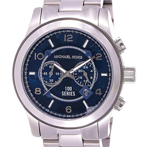 Michael-Kors100-Series-Herren-Armbanduhr-Edelstahl-blau-MK8314