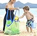Extra Large Mesh Beach Bag Tote Backpack Toys Towels Sand Away,Perfect for Holding Childrens' Toys