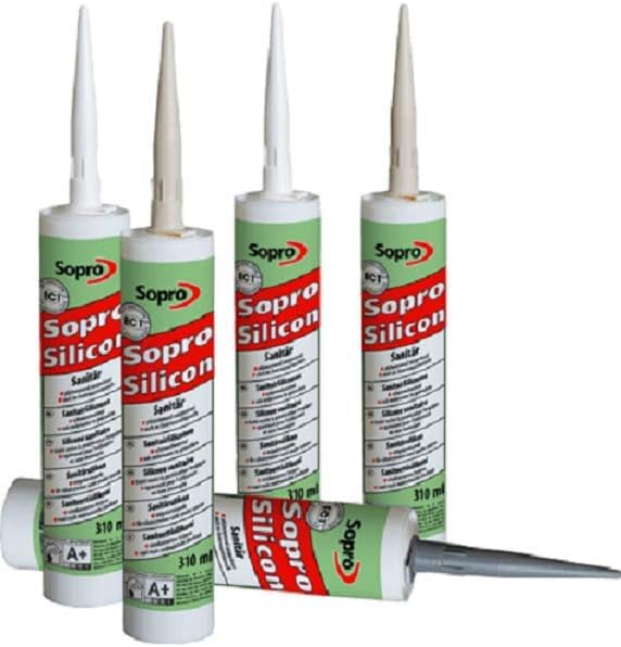 Sanitär Silikon Anthrazit 24 X 300 Ml Abdichten Dichtstoff Dusche