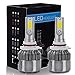 ECCPP 9006/HB4 LED Headlight Bulb Hi/Lo Beam White Fog Lights Conversion Kit - 80W 6000K 10400Lm - 3 Year Warranty(Pack of 2)