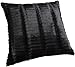 Brentwood Cut Fur Pillow Decorative Pillow, 18x18, Black