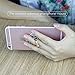 New Phone Ring Holder (4 Packs), FOMTOR Universal Phone Finger Ring Stand Holder, 360 Rotation 3D Aluminium Ring Grip for iPhone 5 6 6S 6Plus iPhone 7 7Plus,Galaxy and Almost All Phones