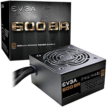 EVGA 600 BR, 80+ Bronze 600W, 3 Year Warranty, Power Supply 100- BR-0600-K1