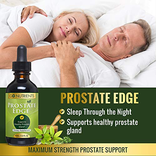 Go Nutrients Prostate Edge Prostate Supplement for Men with Pygeum