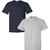 Gildan Adult Ultra Cotton T-Shirt with Pocket, Style G2300, 2-Pack