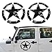Hooke Road US Army Military Star Car Sticker Decal for Car/Truck/Ford F150/Jeep Wrangler - 2PCS（16.1 inch）