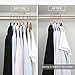 MIZGI Premium Velvet Hangers (30 Pack) Heavy Duty- Non Slip - Velvet Suit Hangers Black - Copper/Rose Gold Hooks,Space Saving Clothes Hangers (Black)