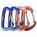 L-Rover Carabiner,12KN Lightweight Heavy Duty Carabiner Clips,Aluminium Wiregate Caribeaners for Hammocks,Camping, Key Chains, Outdoor and Gym etc,Hiking & Utility