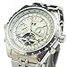 Jaragar Men's 6 Hands Chronograph Stainless Steel Automatic Mechanical Watch