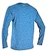 O'Neill Wetsuits UV Sun Protection Youth 24/7 Hybrid Long Sleeve Tee Sun Shirt, Brite Blue, Size 12