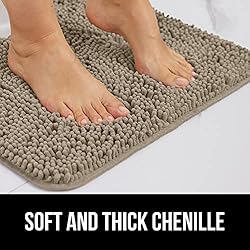 Gorilla Grip Bath Rug 54x24, Thick Soft Absorbent