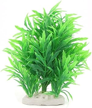 Jardin Planta Artificial de Agua decoración para pecera, Verde: Amazon
