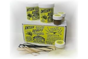 ANTLER SCULPT EPOXY Antler Repair Kit - Antler Sculpt Do-It-Yourself Kit (12 oz.) Antler Art - Cir-Cut Corporation - Restore Your Trophy To Its Original Glory ! Deer - Elk - Claws - Teeth - Horns - Antlers