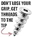 120 Pieces - 60 Screws (#8), 60 Self Drilling Zinc Drywall Anchors - 50 Pound Capacity