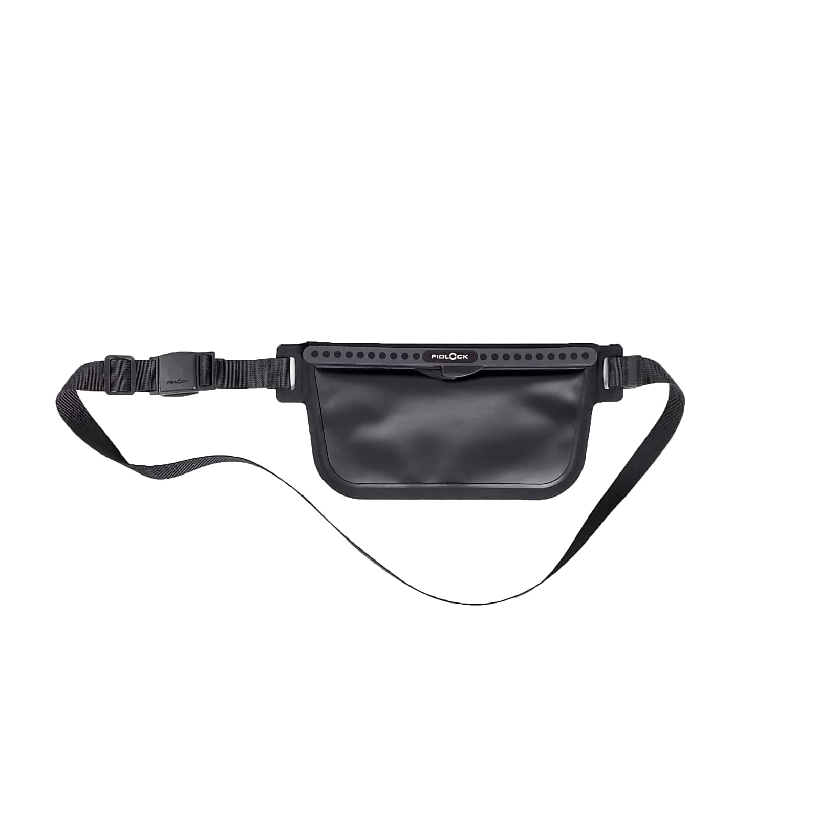 FIDLOCK Hermetic Sling Phone Dry Bag - Waterproof Pouch for Cellphone with Magnetic Self-Sealing Closure - Full Touch Functionality Through The Case, Black, Small or Medium, Sling Bag