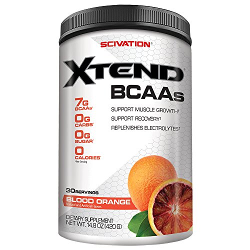 Scivation Xtend BCAA Powder, Branched Chain Amino Acids, BCAAs, Blood Orange, 30 Servings