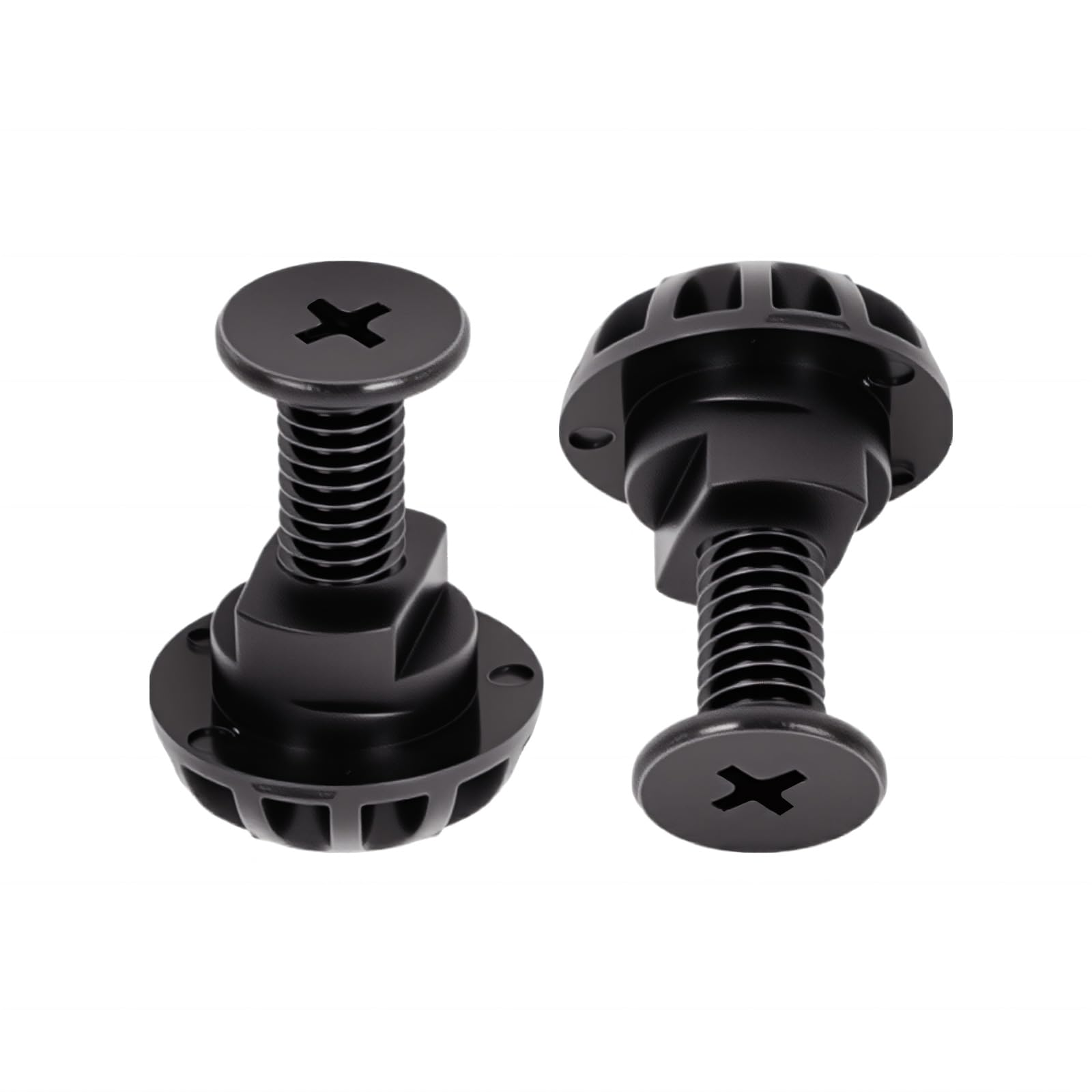 View 1 of 2 Pcs Replacement Black Bolts w/Grommets Fits Lazy Boy La z boy Rocker Recliner Leg Rest Foot Rest Scissor Insert Grommet?This is a Unique Threadless self-Tapping Strong self-Locking Design!