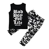 Tops+Shorts Set Sagton Letter Print Tops Vest