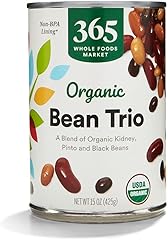 365 by Whole Foods Market, Organic Bean Trio (Kidney, Pinto, & Black Beans), 15 Ounce