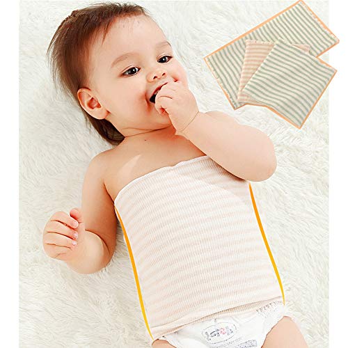 Symphonyw Baby Belly Button Band, 2pcs Pure Cotton Navel Hernia Truss