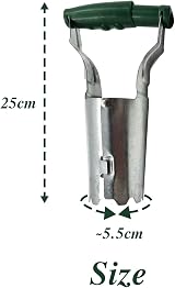 Kuvias Bulb Planter Tool Long Handle Ergonomic Seedling Transplanter view 3