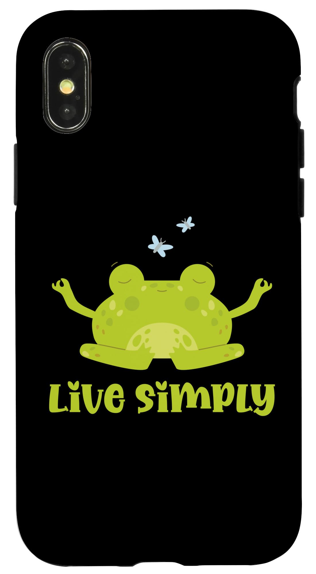 iPhone X/XS Live A Simple Life. Tranquil Design For Serene Souls Case