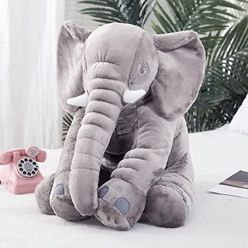Ryttir 24 Inch XXL Gray Big Elephant Stuffed Animals, Adventure Stuffed