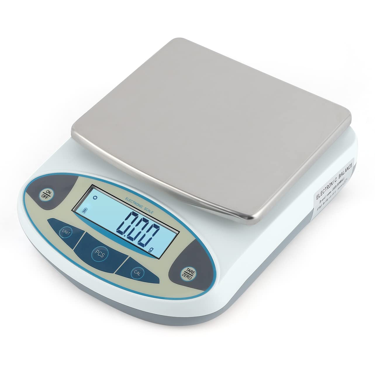 CGOLDENWALL Lab Scale 5000gX0.01 Gram High Precision Laboratory Balance ...