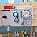 Aiduy Bedside Caddy, Hanging Storage Bag Holder Beside Organizer with 8 Pockets for Bunk Dorm Rooms and Hospital Bed Rails, Grey