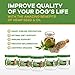 POINTPET Hemp Omega 3, 6 and 9 - Organic Hemp, Fish Oil Mobility Supplement for Dogs - Aids Skin, Immunity, Heart, Gastrointestinal Health - Natural Treats for Soothing Itching, Allergies - 90 Chews