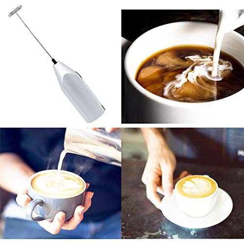 1 Handheld+Cappuccino+Chocolate+Operated+Stainless