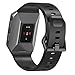 For Fitbit Ionic Bands Large Small, SnowCinda Soft TPU Replacement Sport Strap Accessories for Fitbit Ionic Smart Watch Women Men, Black, White, Blue, Grey, Purple