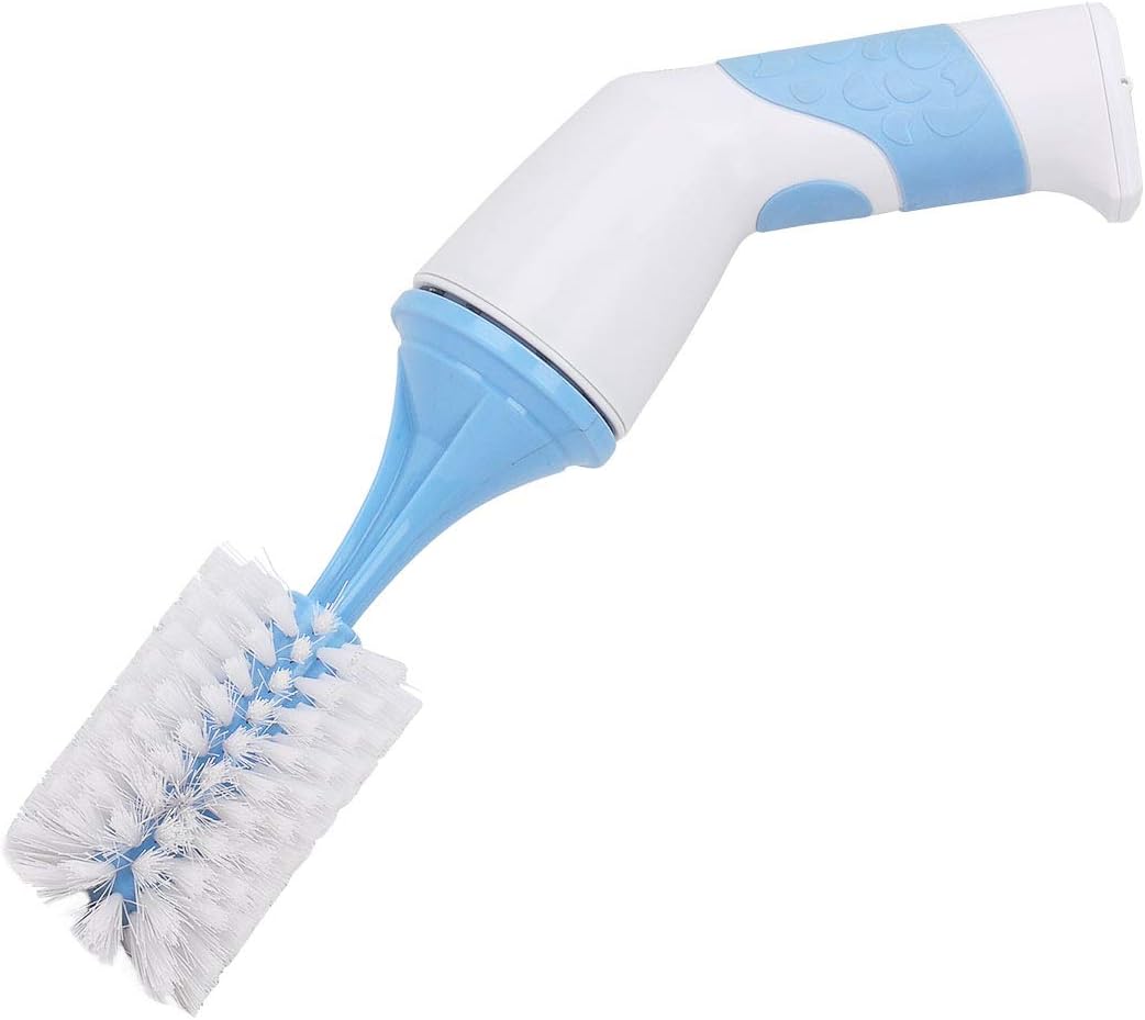Cordless Power Handheld Bottle Brush Cleaner Set with Dish Scrubber