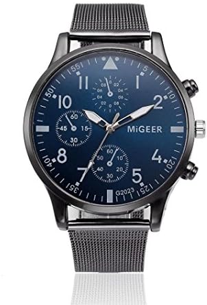 MEIbax Classic Women's Men's Wrist Watch Steel Strap Quartz Casual Watches