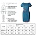 Kesujin Short Sleeve Dresses for Women Elegant Lantern Sleeve Ladies Casual Pencil Dress for Women with Belt (Dark Green, Tag L (US 12-14))