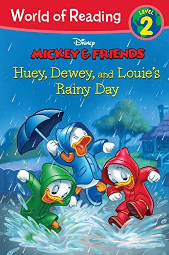 World of Reading Mickey & Friends: Huey, Dewey, and Louie's Rainy Day Adventure: Level 2