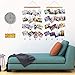 HOMEMAXS Hanging Photo Display Picture Frames Collage Pictures Organizer Wall Decor with 40 Wooden Clips for Hanging Photos, Prints, Artwork, 2 Pack