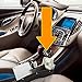 Car Seat Side Pocket - Premium PU Leather Car Gap Filler Storage Pockets, Easy Access Cellphones Cards Glasses Cables and Other Gadgets (Elegant Black, 2 PCS, Fits 0.8-1.6 inches)