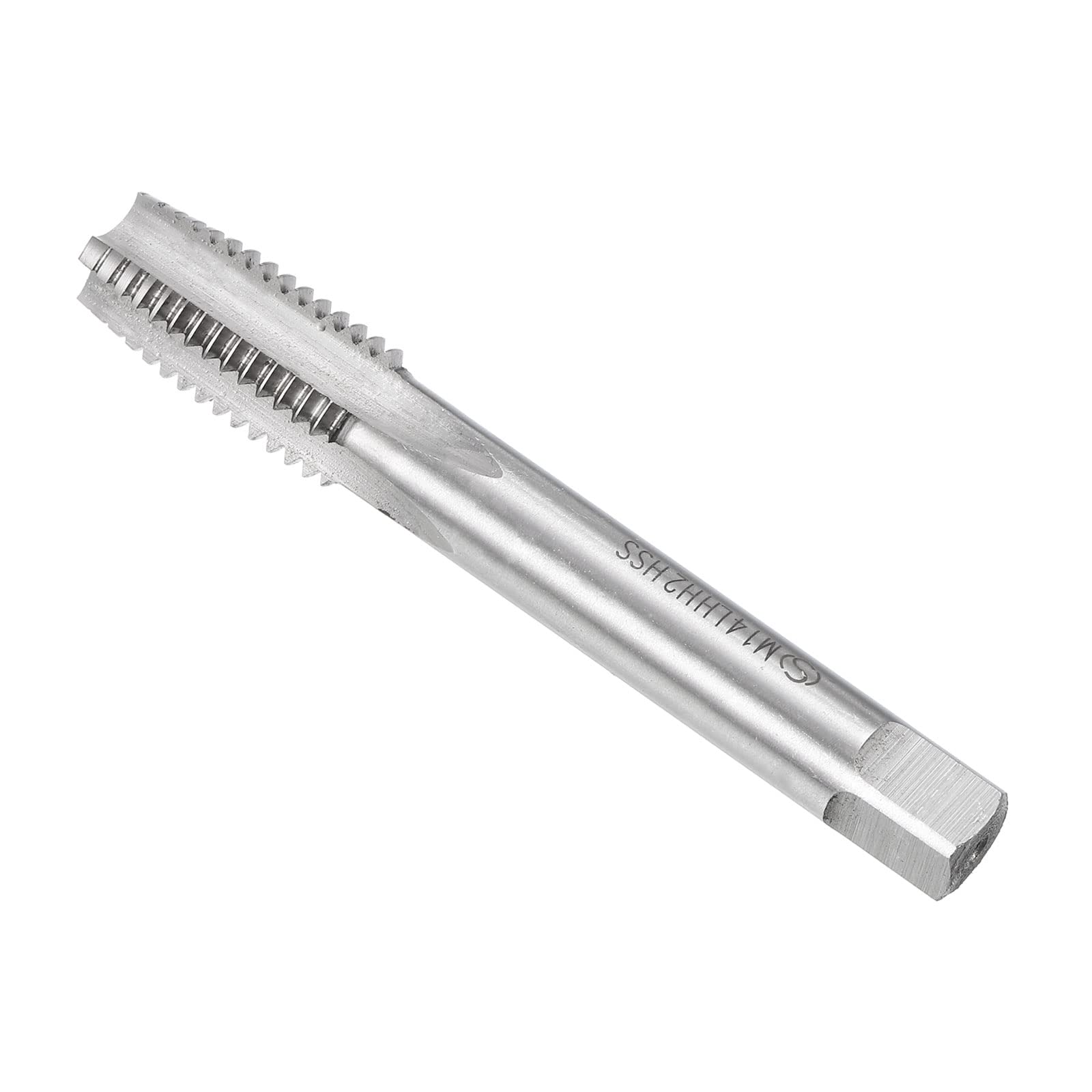 CoCud Thread Milling Taps, Metric M14 x 2 Thread H2, High Speed Steel Machine 4 Straight Flutes Left Hand Screw Threading - (Applications: for Tapping Drilling Machine), 1-Piece — image 1