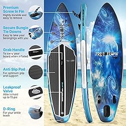 SereneLife Inflatable Stand Up Paddle Boardwith
