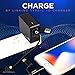 SOSLPAI 5-in-1 Universal USB Charging Cable | Fast Sync & Charge Cables | Compatible with iPhone & Android | Lightning, USB, Micro USB, Type C (3ft)