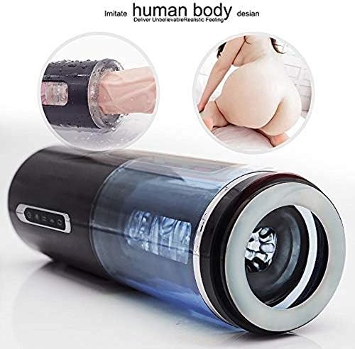 VOSSA Automatic Cup for Men Multi Vibrǎtion Modes Deep Throàt Electric Relax Mǎssagér for Man Tshirt