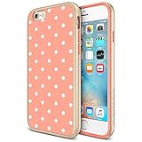 Maxboost Vibrance Series Protective Case for Apple iPhone 6 / 6S - Pink-A-Dot with Gold Frame