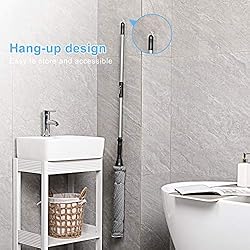 Eyliden Mop with 2 Reusable Heads, Easy Wringing